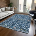 thumbnail image 1 of Addison Rugs Chantille Indoor/Outdoor Transitional Southwest Navy Washable Rectangle Rug, 2'6" x 3'10", 1 of 6