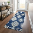 thumbnail image 1 of Addison Rugs Chantille Indoor/Outdoor Transitional Southwest Navy Washable Runner Rug, 2'3" x 7'6", 1 of 6