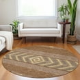 thumbnail image 1 of Addison Rugs Chantille Indoor/Outdoor Transitional Southwest Paprika Washable Round Rug, 8' x 8', 1 of 6