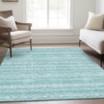 thumbnail image 1 of Addison Rugs Chantille Indoor/Outdoor Transitional Southwest Teal Washable Rectangle Rug, 9' x 12', 1 of 6