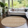 thumbnail image 1 of Addison Rugs Chantille Indoor/Outdoor Transitional Southwest Terracotta Washable Round Rug, 8' x 8', 1 of 6