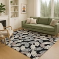thumbnail image 1 of Addison Rugs Chantille Indoor/Outdoor Transitional Spiral Black Machine Washable Rectangle Rug, 10' x 14', 1 of 8