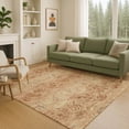 thumbnail image 1 of Addison Rugs Chantille Indoor/Outdoor Transitional Spiral Copper Machine Washable Rectangle Rug, 5' x 7'6", 1 of 8