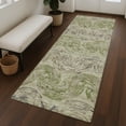thumbnail image 1 of Addison Rugs Chantille Indoor/Outdoor Transitional Spiral Sage Machine Washable Runner Rug, 2'3" x 7'6", 1 of 8
