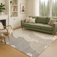 thumbnail image 1 of Addison Rugs Chantille Indoor/Outdoor Transitional Spiral Taupe Machine Washable Rectangle Rug, 3' x 5', 1 of 8