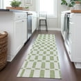 thumbnail image 1 of Addison Rugs Chantille Indoor/Outdoor Transitional Squares Aloe Washable Runner Rug, 2'3" x 7'6", 1 of 6