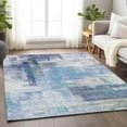 thumbnail image 1 of Addison Rugs Chantille Indoor/Outdoor Transitional Squares Blue Washable Rectangle Rug, 10' x 14', 1 of 6