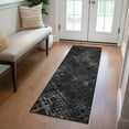 thumbnail image 1 of Addison Rugs Chantille Indoor/Outdoor Transitional Squares Charcoal Washable Runner Rug, 2'3" x 7'6", 1 of 6