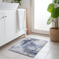 thumbnail image 1 of Addison Rugs Chantille Indoor/Outdoor Transitional Squares Denim Washable Rectangle Rug, 1'8" x 2'6", 1 of 6
