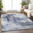 thumbnail image 1 of Addison Rugs Chantille Indoor/Outdoor Transitional Squares Denim Washable Rectangle Rug, 5' x 7'6", 1 of 6