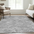 thumbnail image 1 of Addison Rugs Chantille Indoor/Outdoor Transitional Squares Gray Washable Rectangle Rug, 5' x 7'6", 1 of 6
