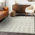 thumbnail image 1 of Addison Rugs Chantille Indoor/Outdoor Transitional Squares Ivory Washable Rectangle Rug, 8' x 10', 1 of 6