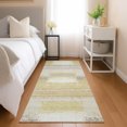thumbnail image 1 of Addison Rugs Chantille Indoor/Outdoor Transitional Squares Wheat Machine Washable Runner Rug, 2'3" x 7'6", 1 of 7