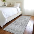 thumbnail image 1 of Addison Rugs Chantille Indoor/Outdoor Transitional Stripe Gray Machine Washable Runner Rug, 2'3" x 7'6", 1 of 7