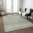thumbnail image 1 of Addison Rugs Chantille Indoor/Outdoor Transitional Stripe Green Machine Washable Rectangle Rug, 10' x 14', 1 of 7