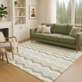 thumbnail image 1 of Addison Rugs Chantille Indoor/Outdoor Transitional Stripes Aloe Machine Washable Rectangle Rug, 10' x 14', 1 of 8