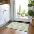 thumbnail image 1 of Addison Rugs Chantille Indoor/Outdoor Transitional Stripes Aloe Washable Rectangle Rug, 1'8" x 2'6", 1 of 6