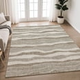 thumbnail image 1 of Addison Rugs Chantille Indoor/Outdoor Transitional Stripes Beige Machine Washable Rectangle Rug, 10' x 14', 1 of 8