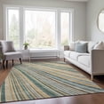 thumbnail image 1 of Addison Rugs Chantille Indoor/Outdoor Transitional Stripes Beige Washable Rectangle Rug, 10' x 14', 1 of 5