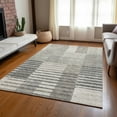 thumbnail image 1 of Addison Rugs Chantille Indoor/Outdoor Transitional Stripes Beige Washable Rectangle Rug, 5' x 7'6", 1 of 6