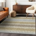 thumbnail image 1 of Addison Rugs Chantille Indoor/Outdoor Transitional Stripes Beige Washable Rectangle Rug, 5' x 7'6", 1 of 6
