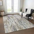 thumbnail image 1 of Addison Rugs Chantille Indoor/Outdoor Transitional Stripes Beige Washable Rectangle Rug, 8' x 10', 1 of 6
