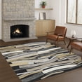 thumbnail image 1 of Addison Rugs Chantille Indoor/Outdoor Transitional Stripes Black Machine Washable Rectangle Rug, 10' x 14', 1 of 8
