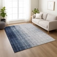 thumbnail image 1 of Addison Rugs Chantille Indoor/Outdoor Transitional Stripes Blue Machine Washable Rectangle Rug, 5' x 7'6", 1 of 8