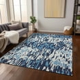 thumbnail image 1 of Addison Rugs Chantille Indoor/Outdoor Transitional Stripes Blue Washable Rectangle Rug, 10' x 14', 1 of 6