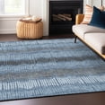 thumbnail image 1 of Addison Rugs Chantille Indoor/Outdoor Transitional Stripes Blue Washable Rectangle Rug, 10' x 14', 1 of 6