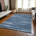thumbnail image 1 of Addison Rugs Chantille Indoor/Outdoor Transitional Stripes Blue Washable Rectangle Rug, 3' x 5', 1 of 6
