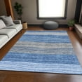 thumbnail image 1 of Addison Rugs Chantille Indoor/Outdoor Transitional Stripes Blue Washable Rectangle Rug, 8' x 10', 1 of 6