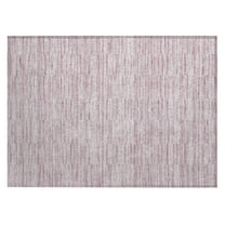 Addison Rugs Chantille Indoor/Outdoor Transitional Stripes Blush Washable Rectangle Rug, 1'8" x 2'6"