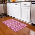 thumbnail image 1 of Addison Rugs Chantille Indoor/Outdoor Transitional Stripes Blush Washable Rectangle Rug, 1'8" x 2'6", 1 of 6