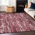thumbnail image 1 of Addison Rugs Chantille Indoor/Outdoor Transitional Stripes Blush Washable Rectangle Rug, 10' x 14', 1 of 6