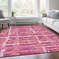 thumbnail image 1 of Addison Rugs Chantille Indoor/Outdoor Transitional Stripes Blush Washable Rectangle Rug, 9' x 12', 1 of 6