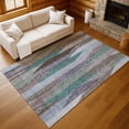 thumbnail image 1 of Addison Rugs Chantille Indoor/Outdoor Transitional Stripes Brown Machine Washable Rectangle Rug, 10' x 14', 1 of 8