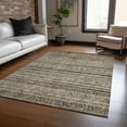 thumbnail image 1 of Addison Rugs Chantille Indoor/Outdoor Transitional Stripes Brown Washable Rectangle Rug, 10' x 14', 1 of 6