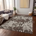 thumbnail image 1 of Addison Rugs Chantille Indoor/Outdoor Transitional Stripes Brown Washable Rectangle Rug, 10' x 14', 1 of 6