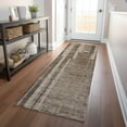 thumbnail image 1 of Addison Rugs Chantille Indoor/Outdoor Transitional Stripes Brown Washable Runner Rug, 2'3" x 7'6", 1 of 6
