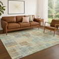 thumbnail image 1 of Addison Rugs Chantille Indoor/Outdoor Transitional Stripes Celery Machine Washable Rectangle Rug, 9' x 12', 1 of 8
