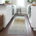 thumbnail image 1 of Addison Rugs Chantille Indoor/Outdoor Transitional Stripes Charcoal Washable Runner Rug, 2'3" x 7'6", 1 of 6