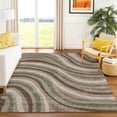thumbnail image 1 of Addison Rugs Chantille Indoor/Outdoor Transitional Stripes Chocolate Machine Washable Rectangle Rug, 10' x 14', 1 of 8