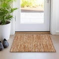 thumbnail image 1 of Addison Rugs Chantille Indoor/Outdoor Transitional Stripes Copper Washable Rectangle Rug, 1'8" x 2'6", 1 of 6