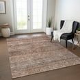 thumbnail image 1 of Addison Rugs Chantille Indoor/Outdoor Transitional Stripes Coral Washable Rectangle Rug, 8' x 10', 1 of 6