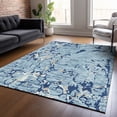 thumbnail image 1 of Addison Rugs Chantille Indoor/Outdoor Transitional Stripes Denim Washable Rectangle Rug, 8' x 10', 1 of 6