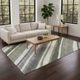 thumbnail image 1 of Addison Rugs Chantille Indoor/Outdoor Transitional Stripes Fern Machine Washable Rectangle Rug, 8' x 10', 1 of 8
