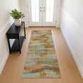thumbnail image 1 of Addison Rugs Chantille Indoor/Outdoor Transitional Stripes Fern Machine Washable Runner Rug, 2'3" x 7'6", 1 of 8