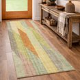 thumbnail image 1 of Addison Rugs Chantille Indoor/Outdoor Transitional Stripes Gold Machine Washable Runner Rug, 2'3" x 7'6", 1 of 7