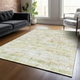 thumbnail image 1 of Addison Rugs Chantille Indoor/Outdoor Transitional Stripes Gold Washable Rectangle Rug, 9' x 12', 1 of 6